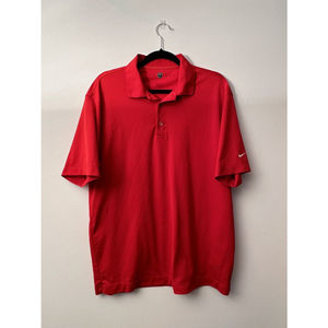 Nike Men’s Golf Playoff Polo Shirt Large Red